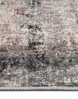 Vintage Crown Anne Echo Blue & Grey Distressed Vintage Rug