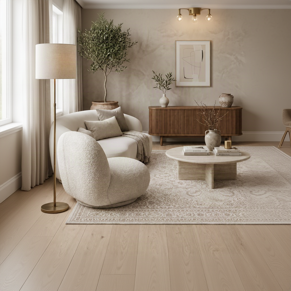 Varna Palace Cream Rug
