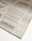 Wattle Ivory Beige Wool Rug THERUG