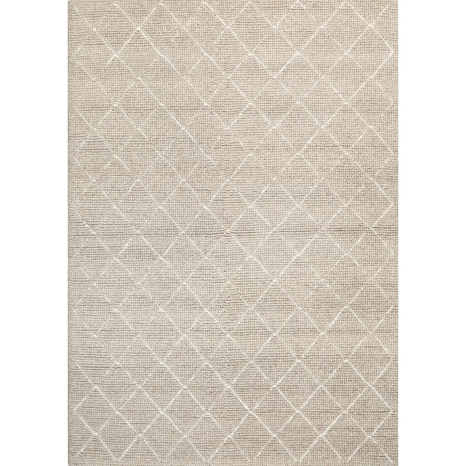 Argyle Beige Diamond Weave Rug decorugonline
