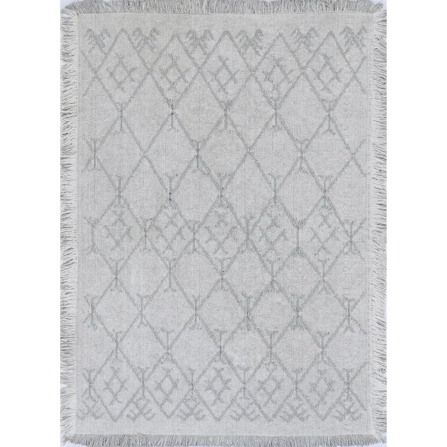 Haryana Moroccan Grey Stonewashed Rug empty1