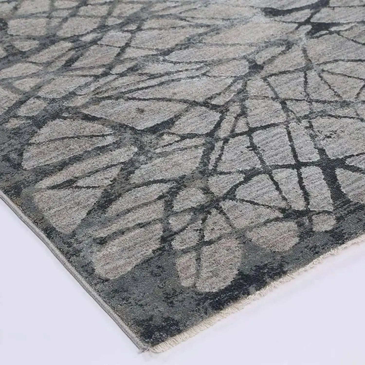 Roosevelt Blue Abstract Rug decorugonline