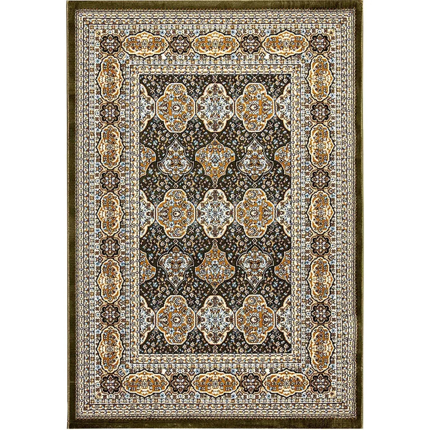 Suzani Sage Green Persian Rug Decorug