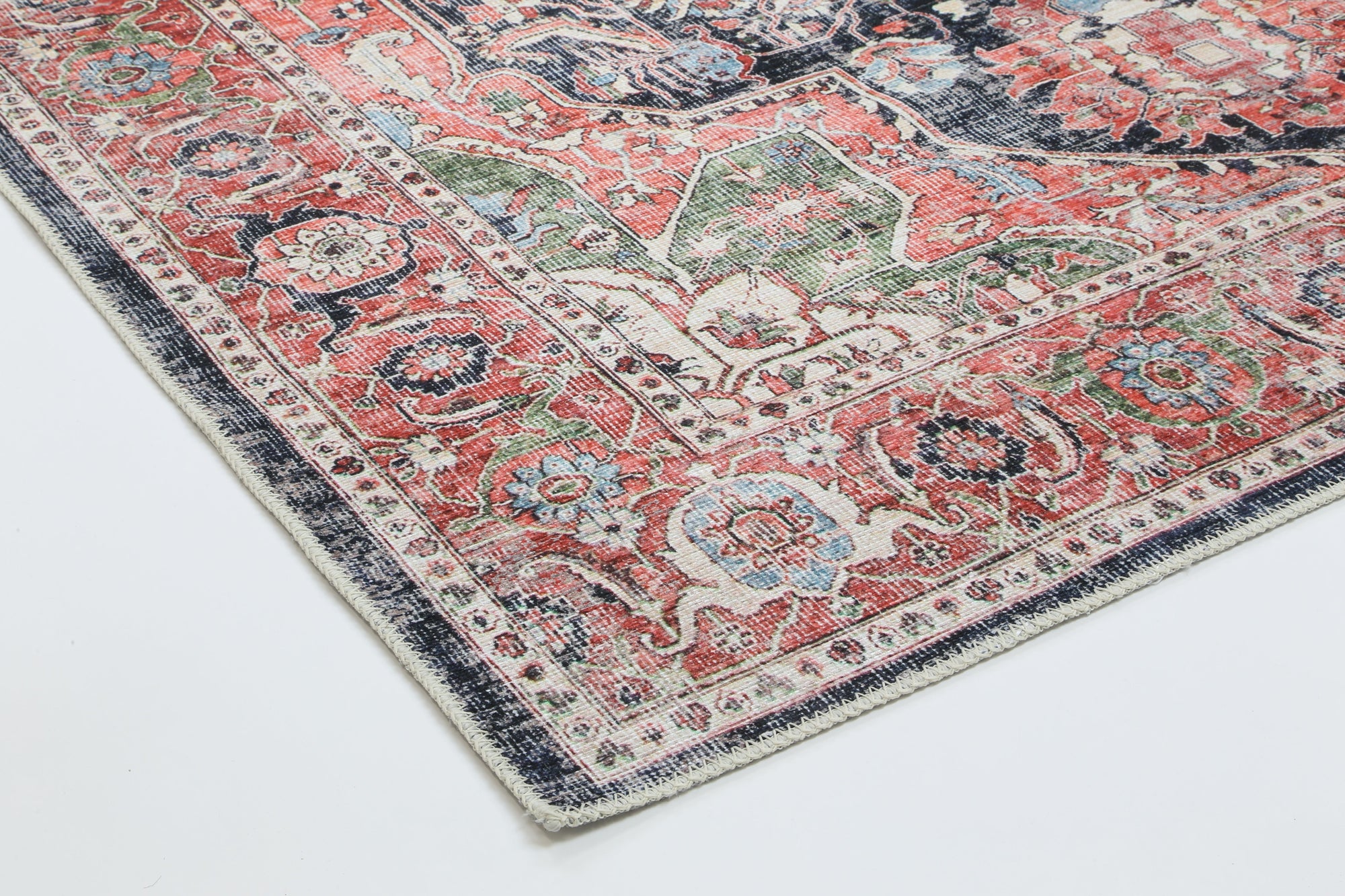 Vintage Crown Kendra Distressed Vintage Distressed Vintage Round Rug (3206-03)