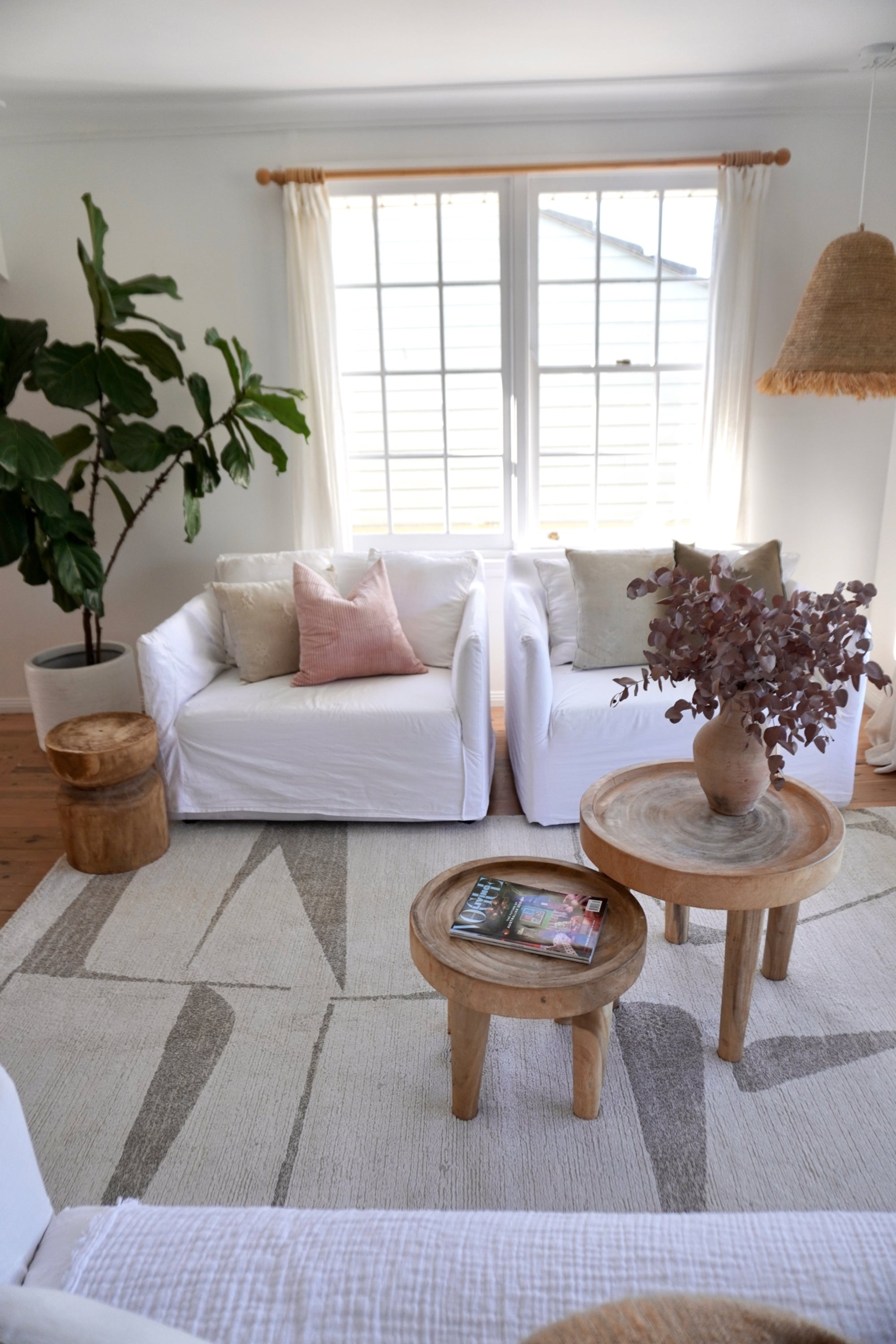 Loki Abstract Beige Rug LTB2B