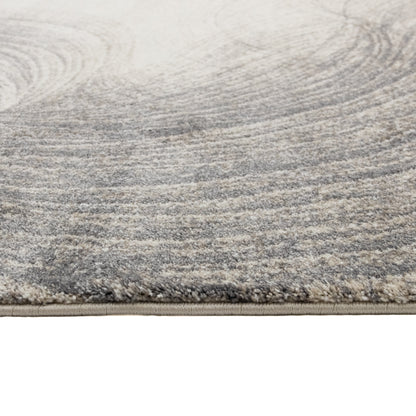 Infinity Drift Grey Cream Rug
