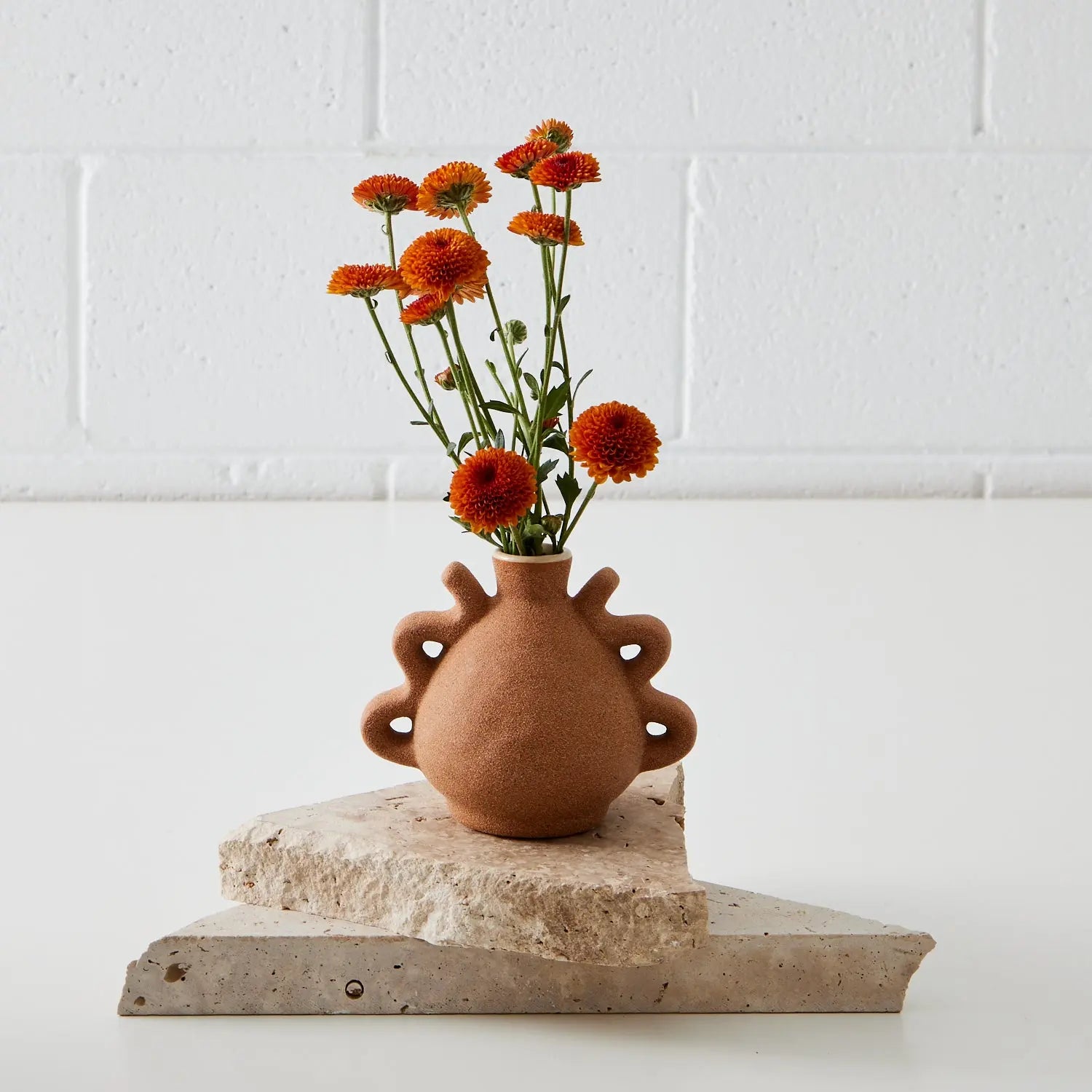 Abstract Ceramic Bud Vase COAST
