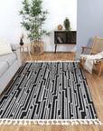 Aegean Anthrasite Grey Matrix Rug BRAVEN