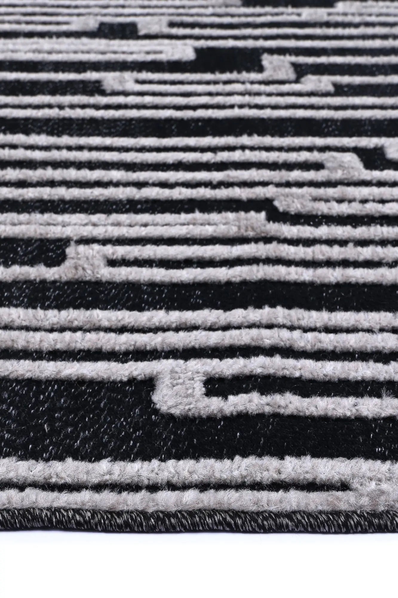 Aegean Anthrasite Grey Matrix Rug – DecoRug