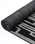 Aegean Anthrasite Grey Matrix Rug BRAVEN