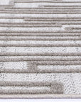 Aegean Cream Grey Matrix Rug BRAVEN