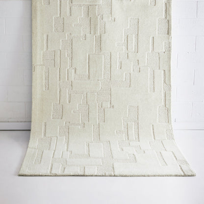 Albion Ivory Wool Rug MAARIA