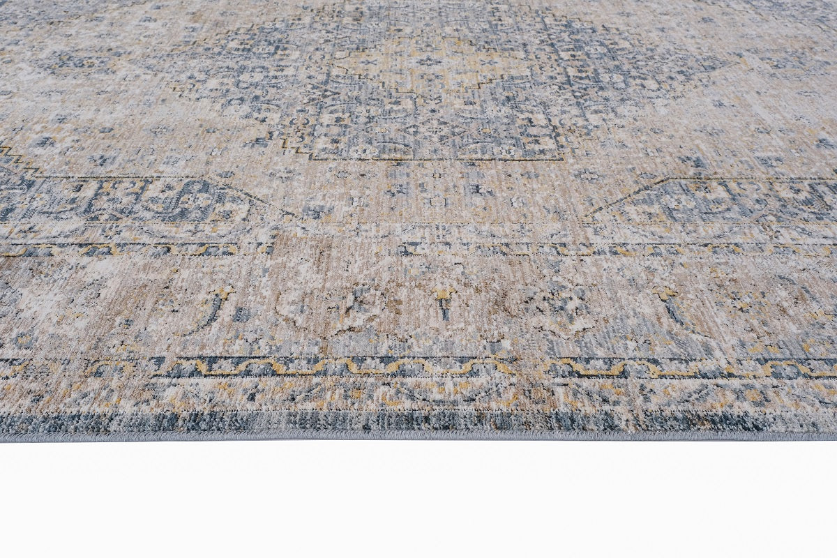 Allen Blue Cream Traditional Rug Smartex Int