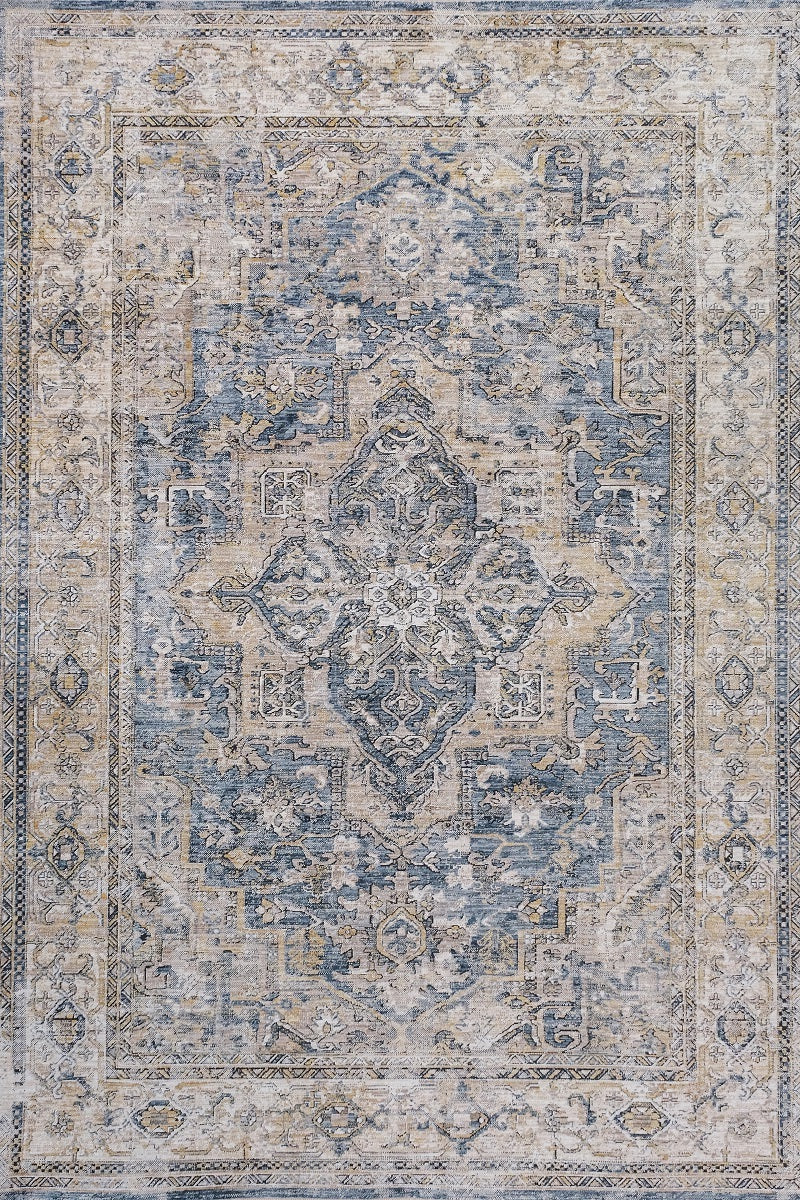 Allen Blue Traditional Rug - DecoRug