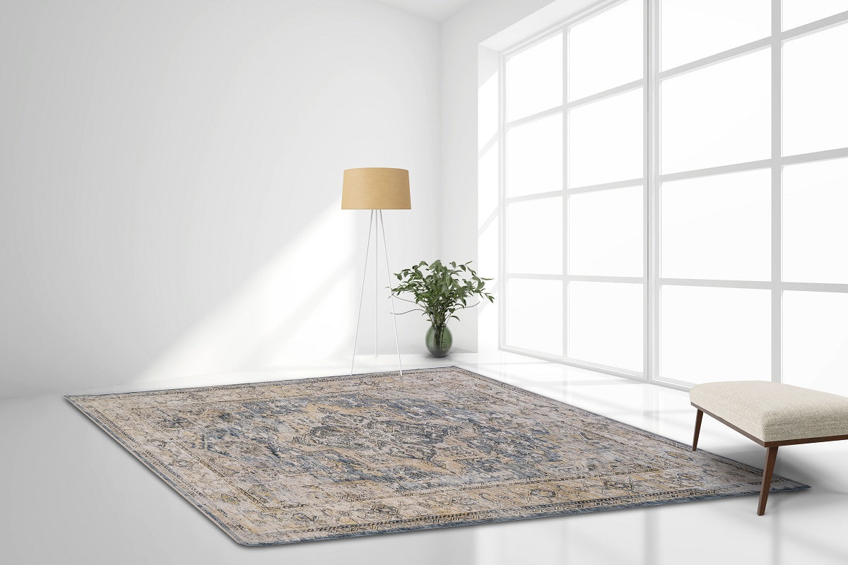 Allen Blue Traditional Rug Smartex Int