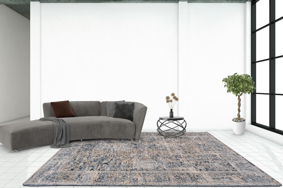 Allen Blue Transitional Rug Smartex Int