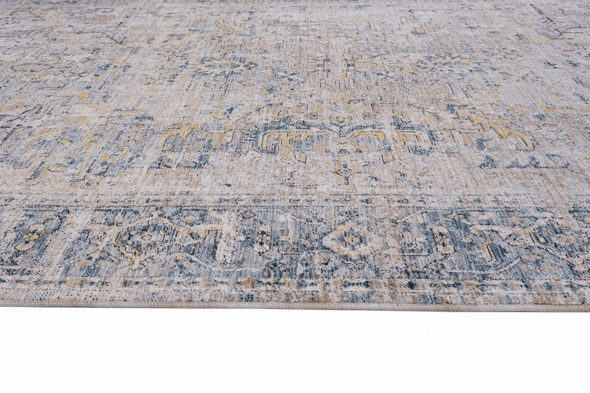 Allen Cream Blue Rug Smartex Int