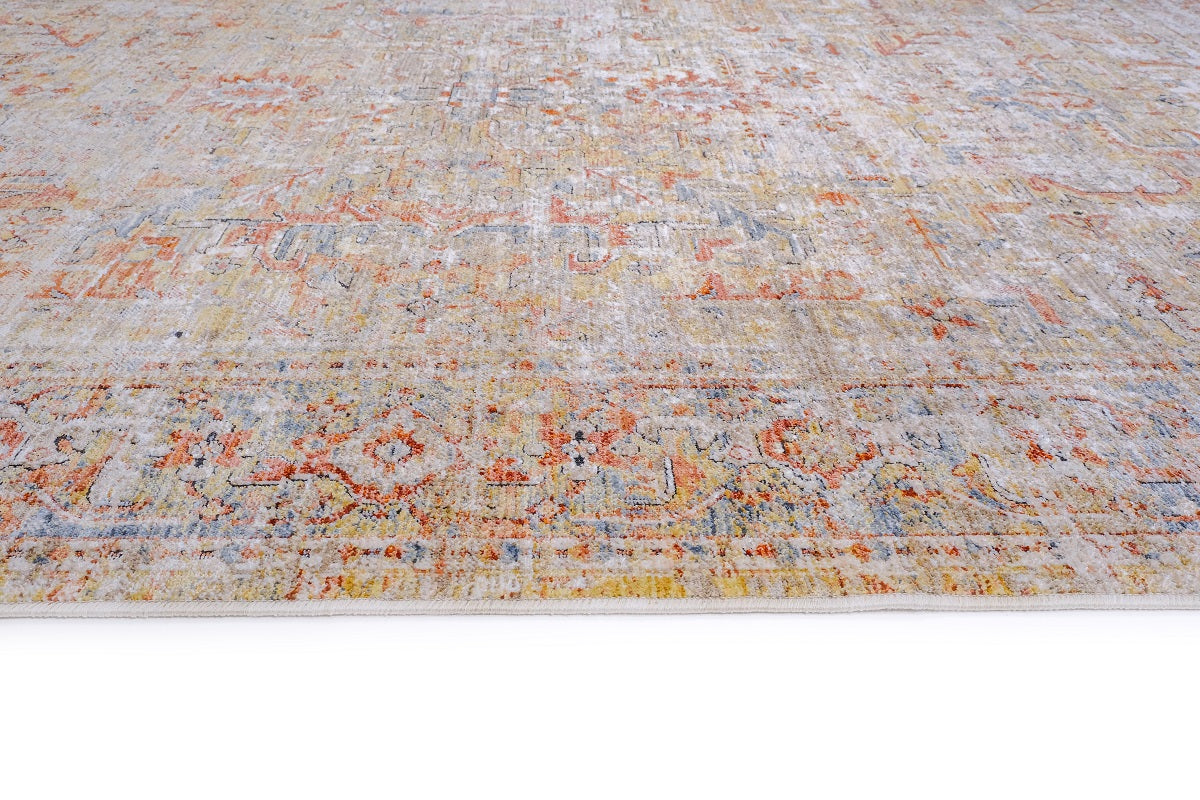 Allen Cream Orange Rug Smartex Int