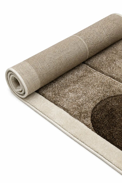 Arcade Beige Geometric Rug DecoRug