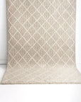 Argyle Diamond Weave Sand Rug INDESIGN