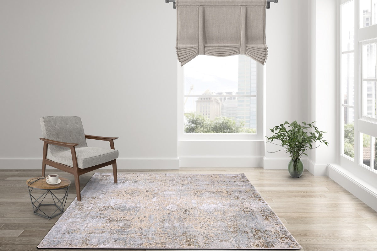 Arwen Beige Grey Modern Rug Smartex Int