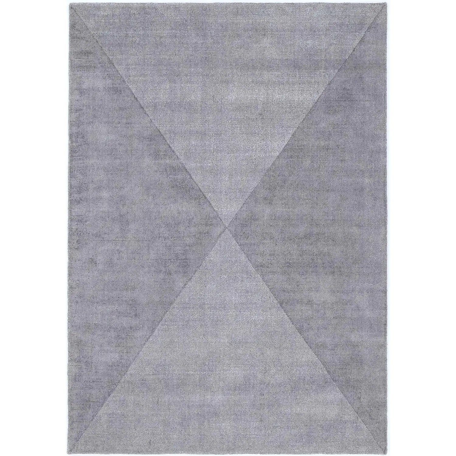 Athena Silver Triangles Rug BRAVEN