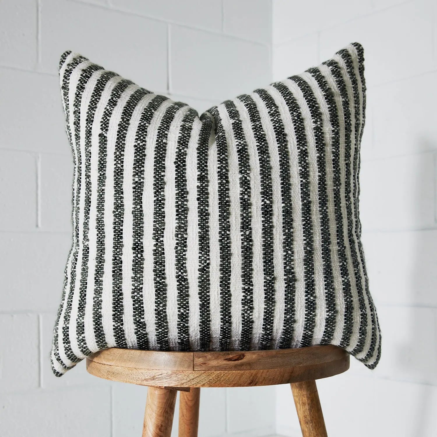 Avoca Cushion 50x50cm Charcoal CELADON