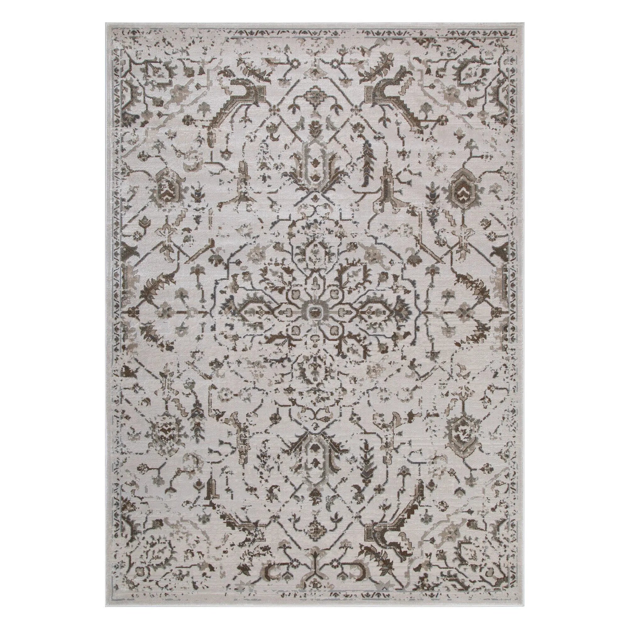 Avon Ivory Beige Floor Rug COVTEX