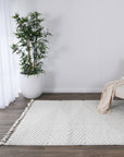 Bilbao Farah Geometric Ivory Rug LTB2B