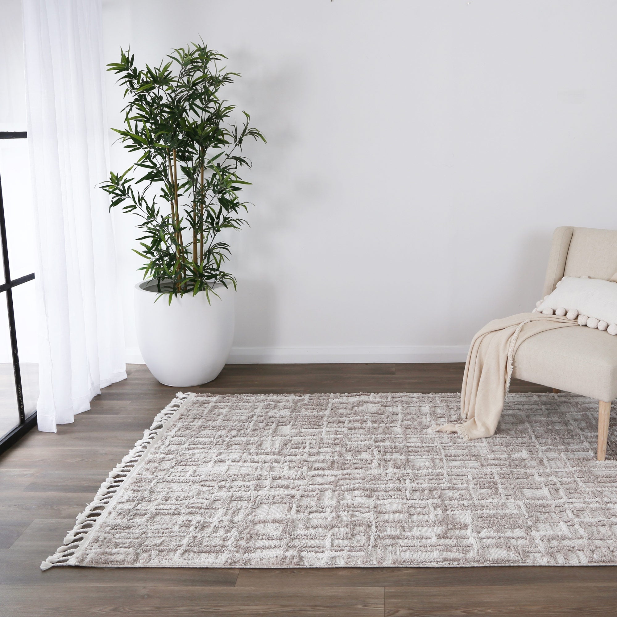 Bilbao Kubra Contemporary Beige Rug LTB2B