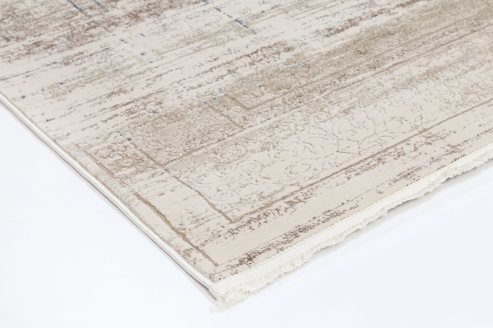 Bohemian Paradise Traditional Grey Blue Rug LTB2B