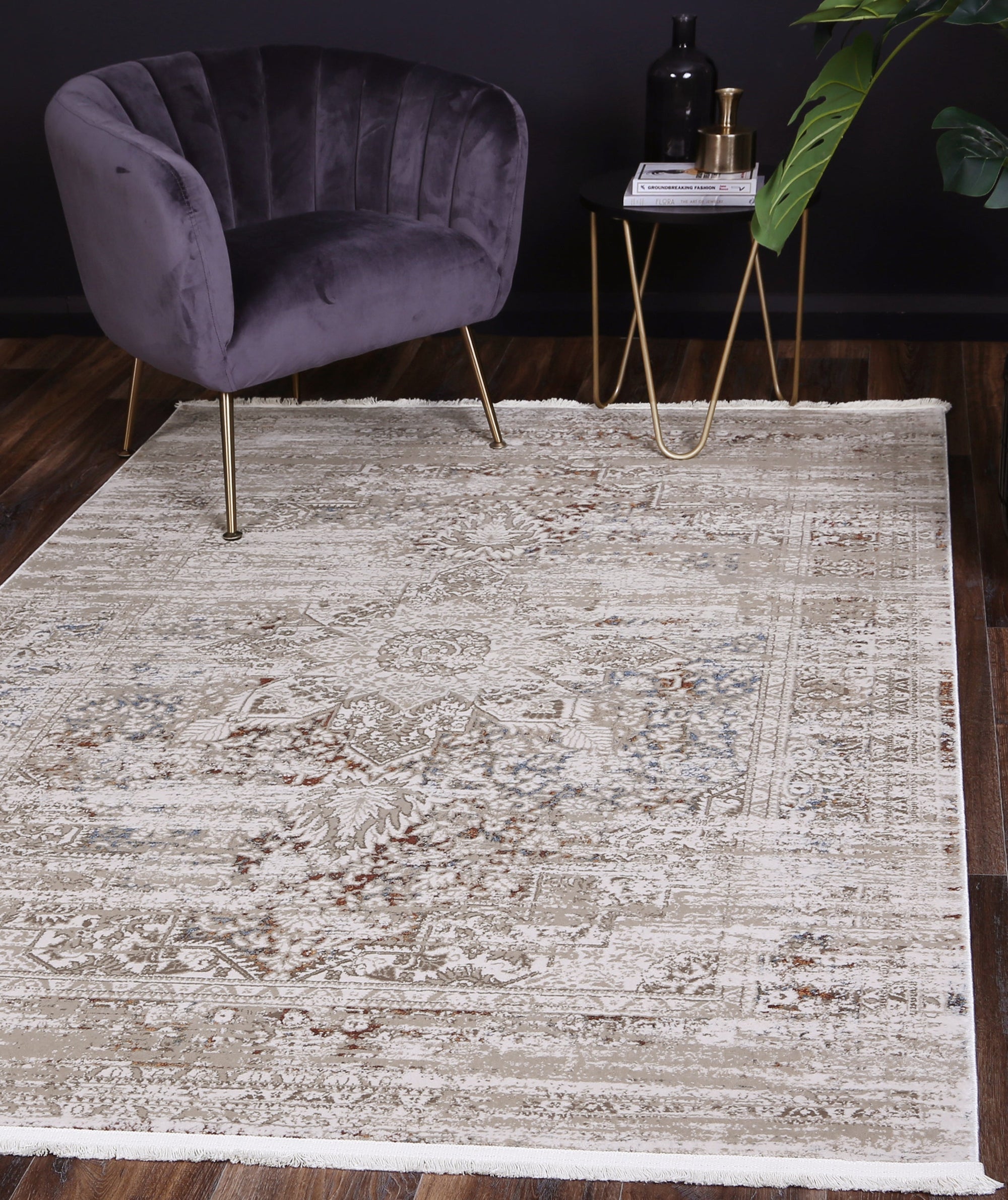 Bohemian Paradise Herati Beige & Multi Rug LTB2B