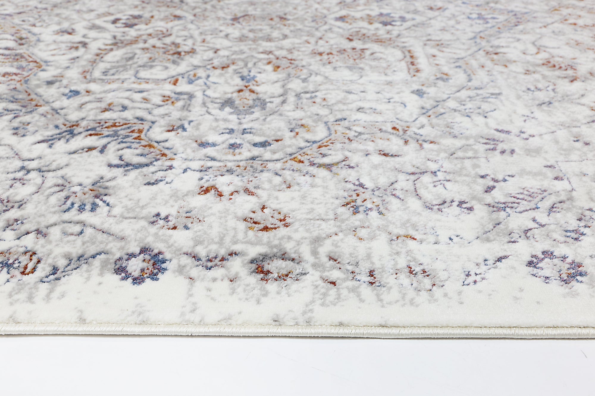 Bohemian Paradise Vintage Grey Multi Rug LTB2B