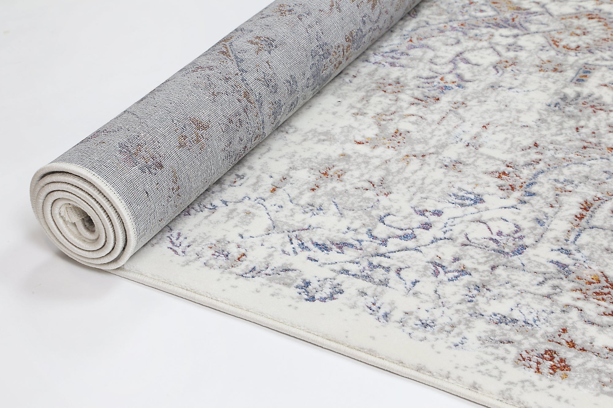 Bohemian Paradise Vintage Grey Multi Rug LTB2B