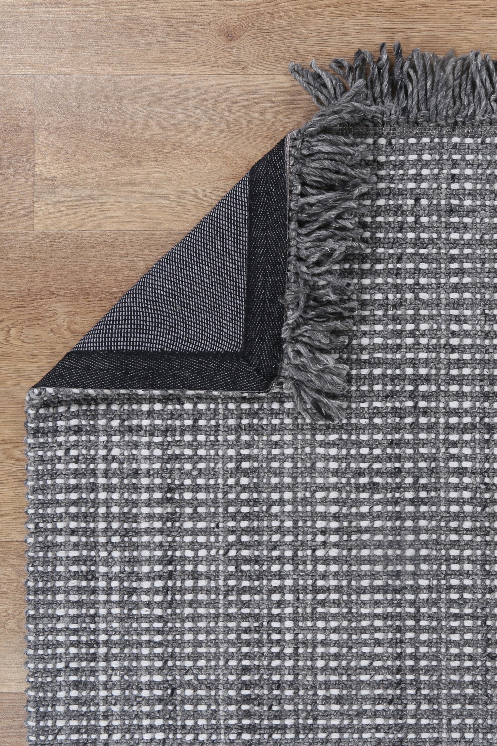 Boucle Salt & Pepper Wool Rug LTB2B
