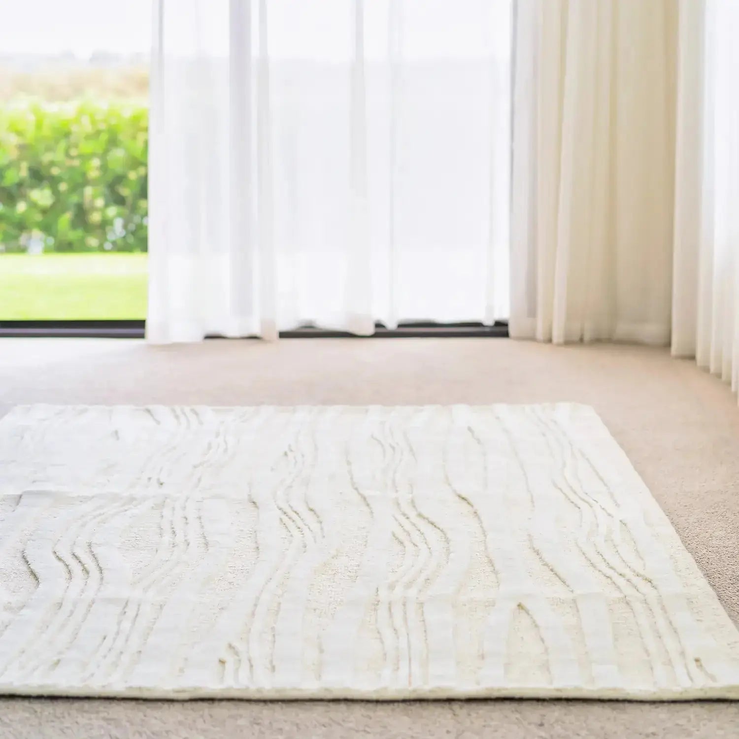 Barron Ivory Beige Rug THERUG