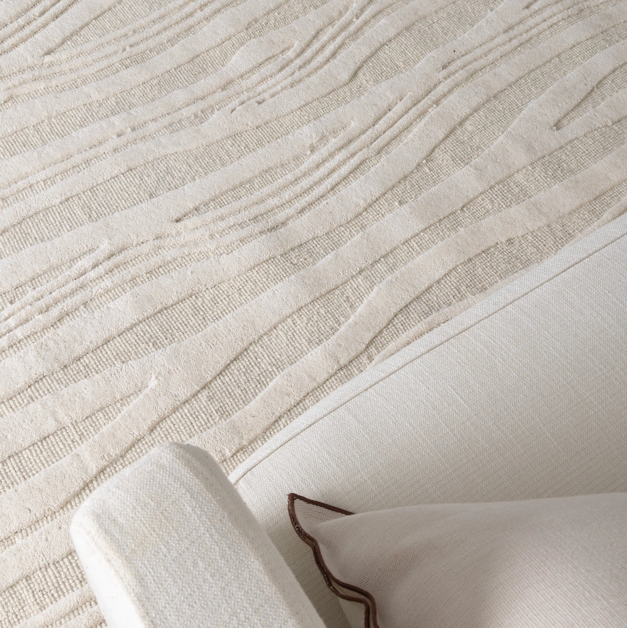 Barron Ivory Beige Rug THERUG