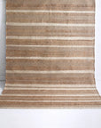 Bondi Jute Striped Floor Rug Natural DREAMHOME