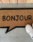 Bonjour PVC Backed Coir Door Mat DecoRug