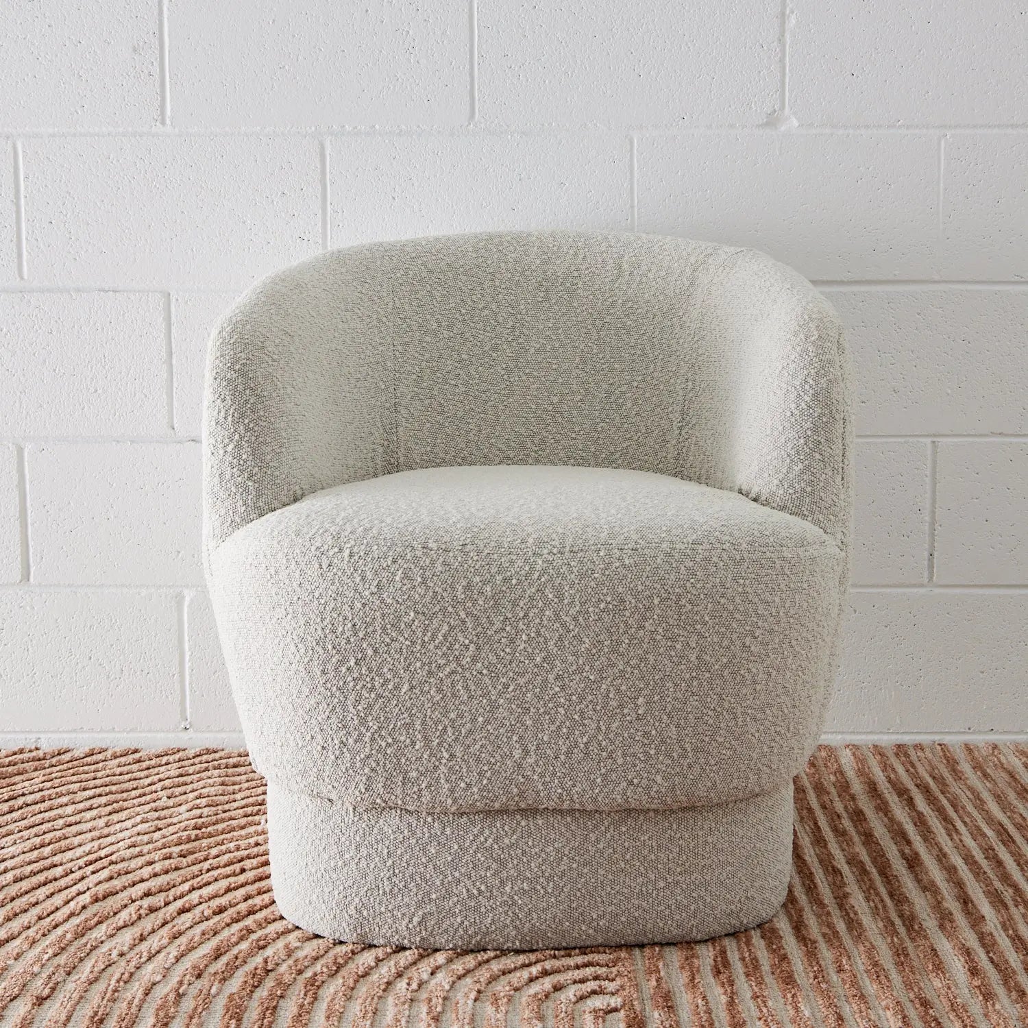 Boucle Armchair in Ivory COAST