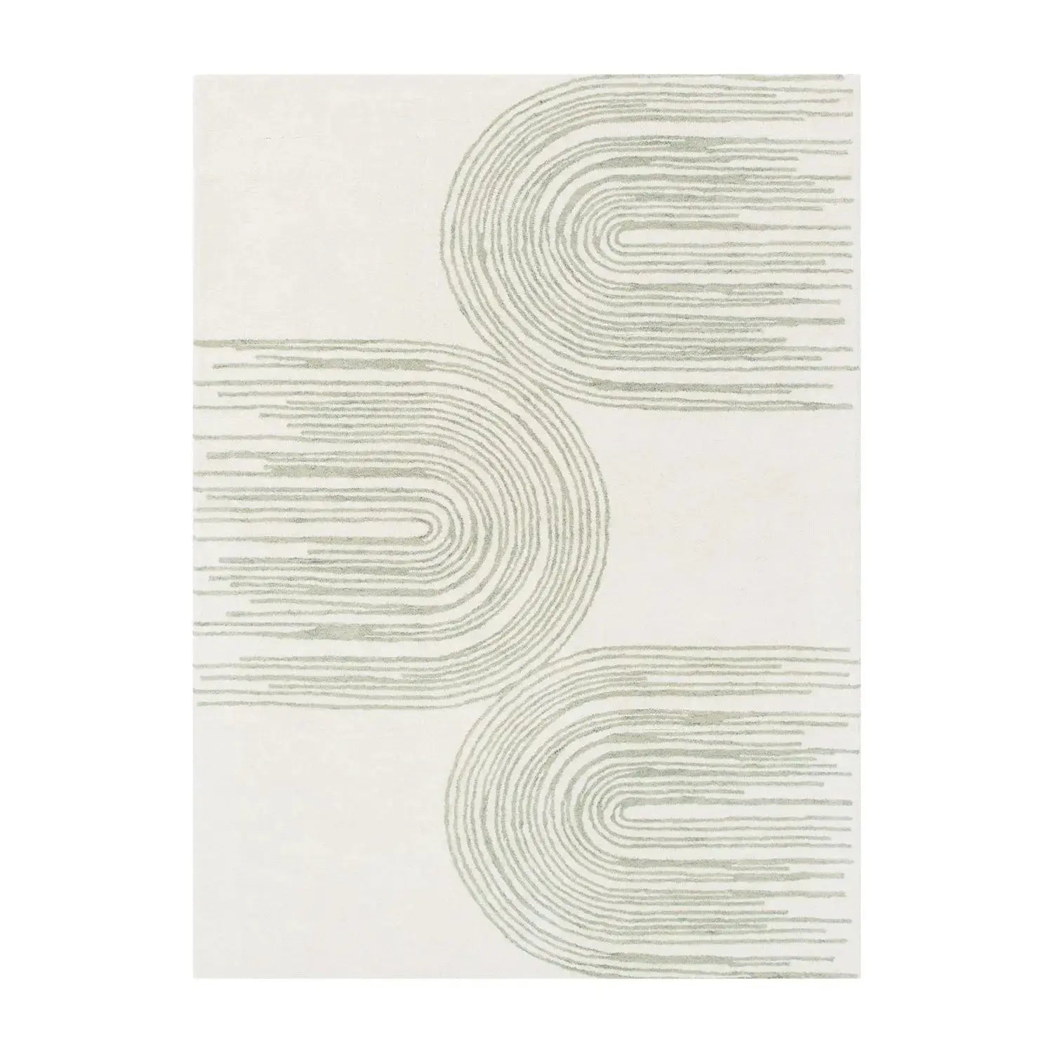 Brighton Ivory Beige Wool Rug MAARIA