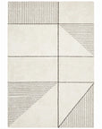 Broadway Ivory Floor Rug DecoRug