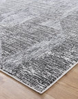 Calvin Klein Abstract Cream and Black Floor Rug DecoRug