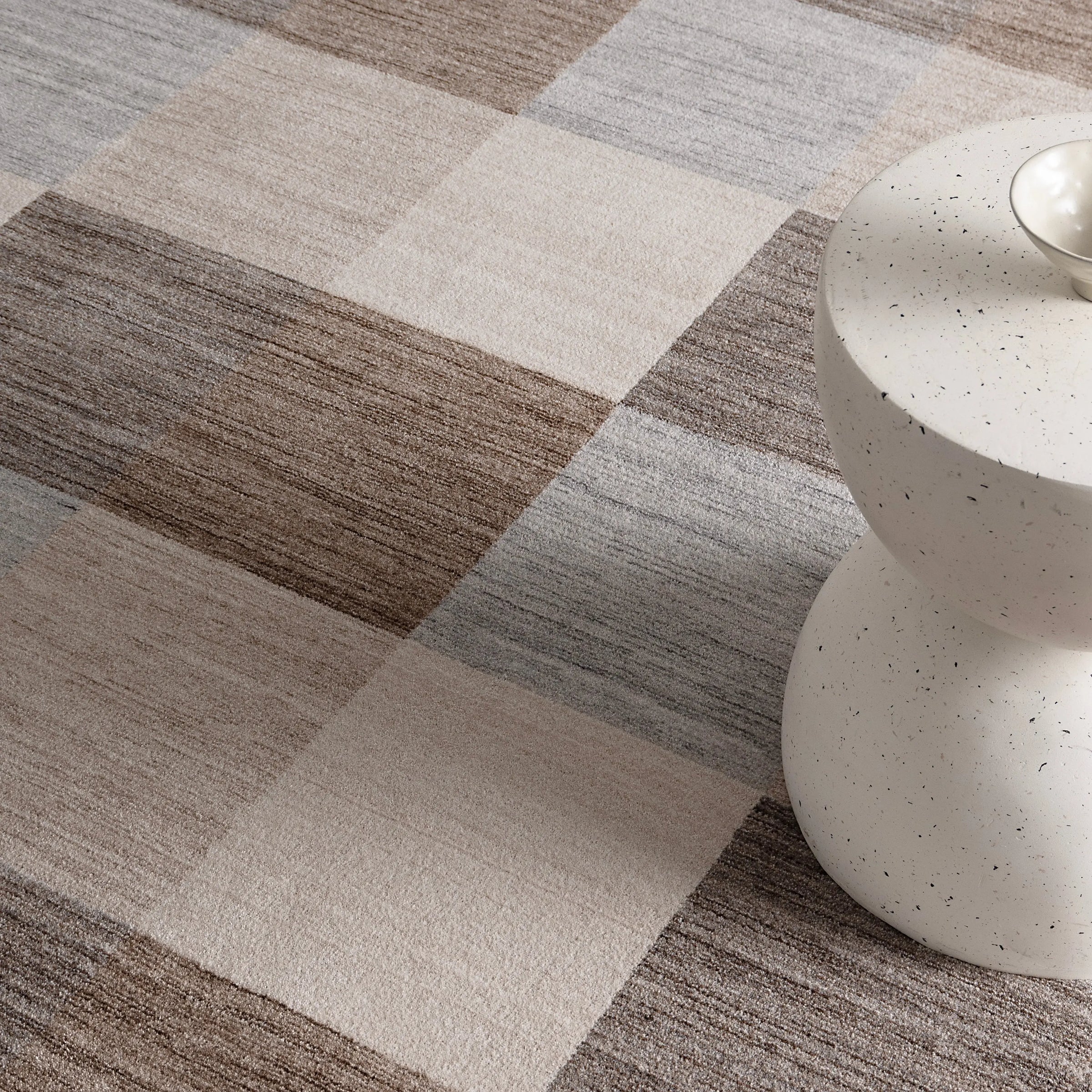 Canyon Checkered Multi Rug – Modern Design | DecoRug