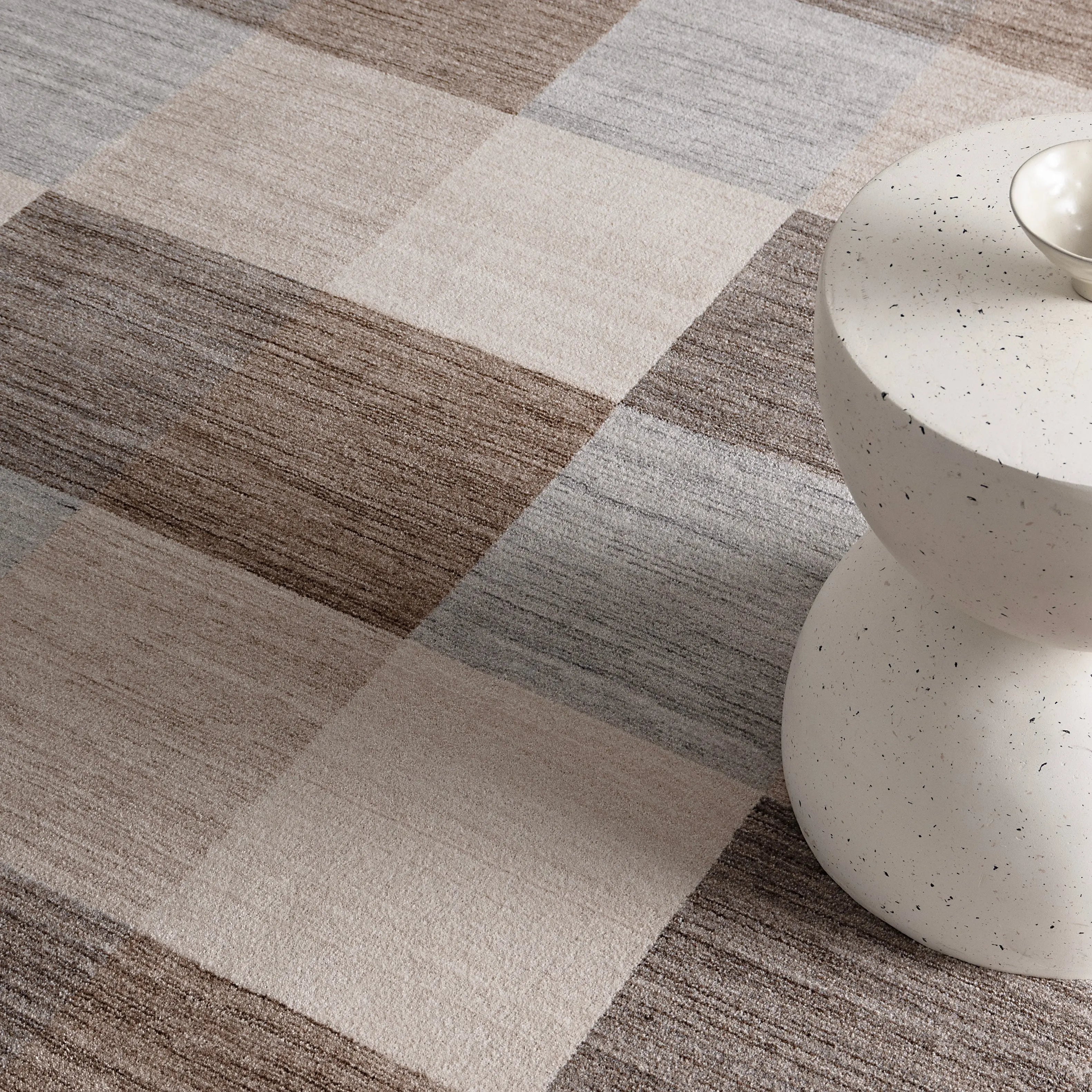 Canyon Checkered Multi Rug BADE