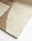 Carina Ivory Beige Wool Rug TULSIRAM