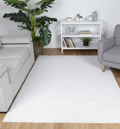 Cascade Cream Plain Rug BRAVEN