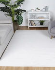 Cascade Cream Plain Rug BRAVEN