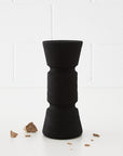 Ceramic Pillar Candle Holder Black KAILE