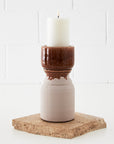 Ceramic Pillar Candle Holder Multi KAILE